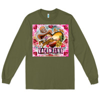 Army Green Be Mine Valentine Long Sleeve Tee - CowhideDigitalArt