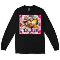 Black Be Mine Valentine Long Sleeve Tee - CowhideDigitalArt