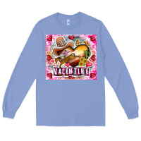 Colony Blue Be Mine Valentine Long Sleeve Tee - CowhideDigitalArt