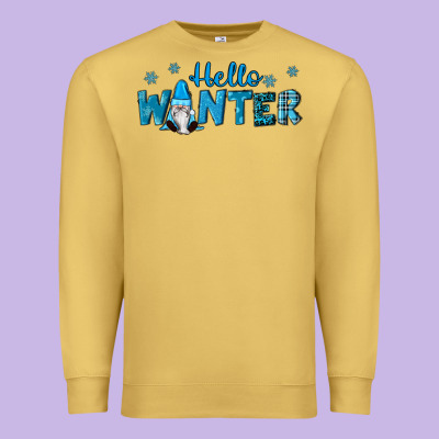 Hello Winter Gnomes Premium Sweatshirt Designed By Ranaportraitstore