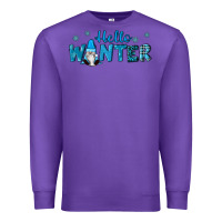Purple hello winter gnomes Premium Sweatshirt - RanaPortraitStore