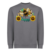 Storm bee happy honey comb Heavyweight Sweatshirt - JahusDesignShop