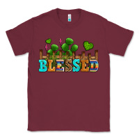 Burgundy blessed olivia Classic Tee - OliviaCreatesArt