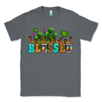 Charcoal Heather blessed olivia Classic Tee - OliviaCreatesArt