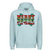 Blue Mist Merry Drink I Am Christmas Premium Hoodie - Artiststas