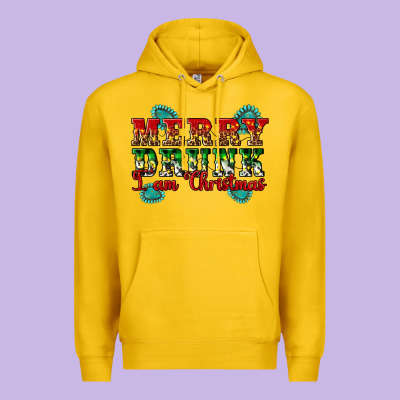 Merry Drink I Am Christmas Premium Hoodie Designed By Artiststas