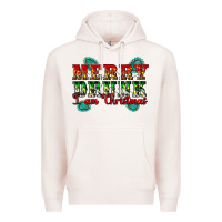 Pale Pink Merry Drink I Am Christmas Premium Hoodie - Artiststas
