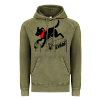 Vintage Olive negro matapacos riot dog Vintage Hoodie - baoMotion