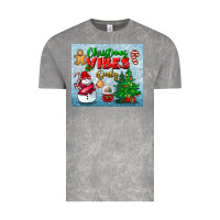 Christmas Vibes Only Tumbler Vintage Tee | Teevron