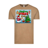 Vintage Coffee christmas vibes only tumbler Vintage Tee - BundleAndBundleShop