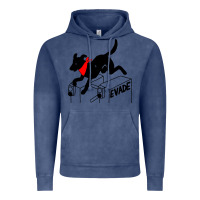 Vintage Denim negro matapacos riot dog Vintage Hoodie - baoMotion