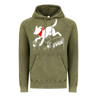 Vintage Olive negro matapacos riot dog Vintage Hoodie - baoMotion