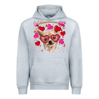 Heather Grey valentine's day  chihuahua Urban Hoodie - RanaPortraitStore