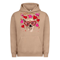 Pigment Burro valentine's day  chihuahua Urban Hoodie - RanaPortraitStore