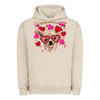 Pigment French Oak valentine's day  chihuahua Urban Hoodie - RanaPortraitStore