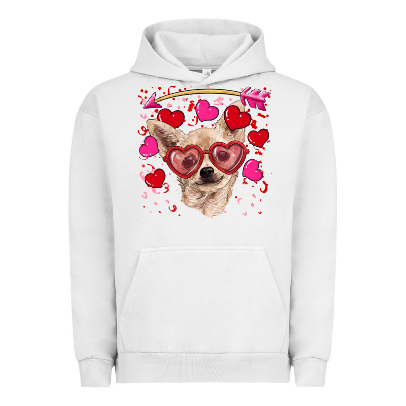 Valentine's Day  Chihuahua Urban Hoodie by RanaPortraitStore | Teevron