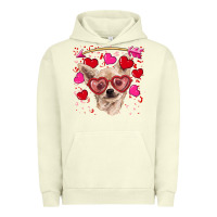 Pigment Pistachio valentine's day  chihuahua Urban Hoodie - RanaPortraitStore