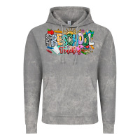 Cloud Rock Precschool Teacher Vintage Hoodie - CowhideDigitalArt