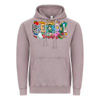 Vintage Zinc Precschool Teacher Vintage Hoodie - CowhideDigitalArt
