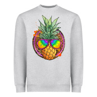 Heather Grey pineapple and glasses Heavyweight Sweatshirt - JahusDesignShop