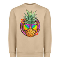 Mushroom pineapple and glasses Heavyweight Sweatshirt - JahusDesignShop