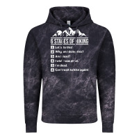 Cloud Black hiking 6 stages of hiking funny hiking nature adventure Vintage Hoodie - baoMotion