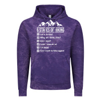 Cloud Purple hiking 6 stages of hiking funny hiking nature adventure Vintage Hoodie - baoMotion