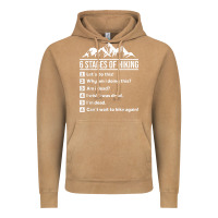 Vintage Camel hiking 6 stages of hiking funny hiking nature adventure Vintage Hoodie - baoMotion