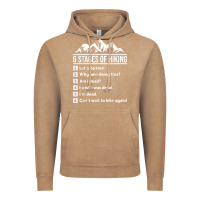 Vintage Coffee hiking 6 stages of hiking funny hiking nature adventure Vintage Hoodie - baoMotion