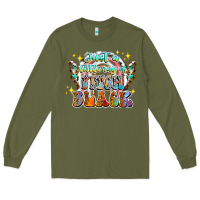 Army Green just a little ray of pitch black Long Sleeve Tee - CowhideDigitalArt