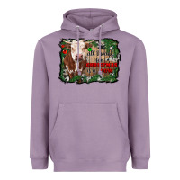 Lavender all i want for christmas is a cow cowhide Heavyweight Hoodie - RanaPortraitStore
