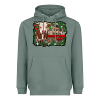 Sage all i want for christmas is a cow cowhide Heavyweight Hoodie - RanaPortraitStore