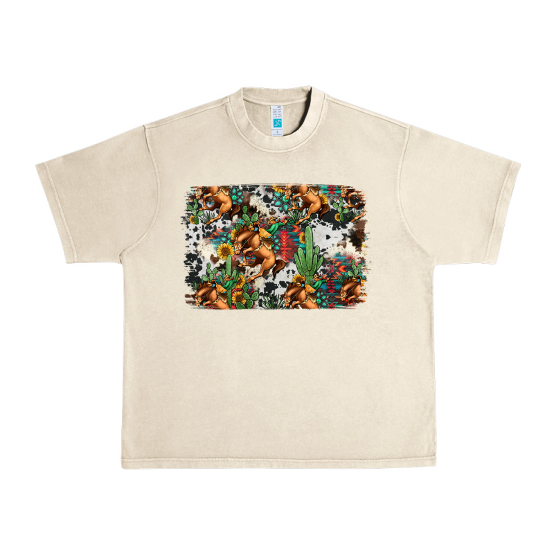 Western Rodeo Background Urban Heavy Tee by Jasminsmagicworld | Teevron