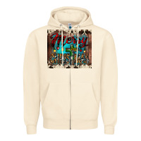 Sandshell merry christmas cross tumbler Zipper Hoodie - JahusDesignShop
