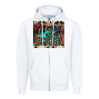 White merry christmas cross tumbler Zipper Hoodie - JahusDesignShop