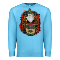 Ocean Blue gnomes with coffee christmas Premium Sweatshirt - RanaPortraitStore
