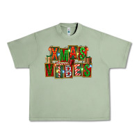 Oil Green Christmas xmas vibes Urban Heavy Tee - FaDigitalArtStudio