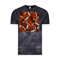 Cloud Black american football seamless pattern Vintage Tee - BundleAndBundleShop