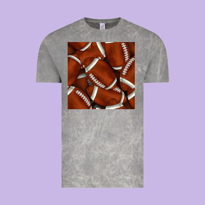 American Football Seamless Pattern Vintage Tee Designed By Bundleandbundleshop