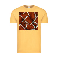 Vintage Mustard american football seamless pattern Vintage Tee - BundleAndBundleShop