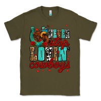 Army Green never stop lovin cowboys olivia Classic Tee - OliviaCreatesArt