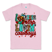 Bubblegum Pink never stop lovin cowboys olivia Classic Tee - OliviaCreatesArt