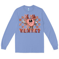 Colony Blue Be My Valentines Long Sleeve Tee - CowhideDigitalArt