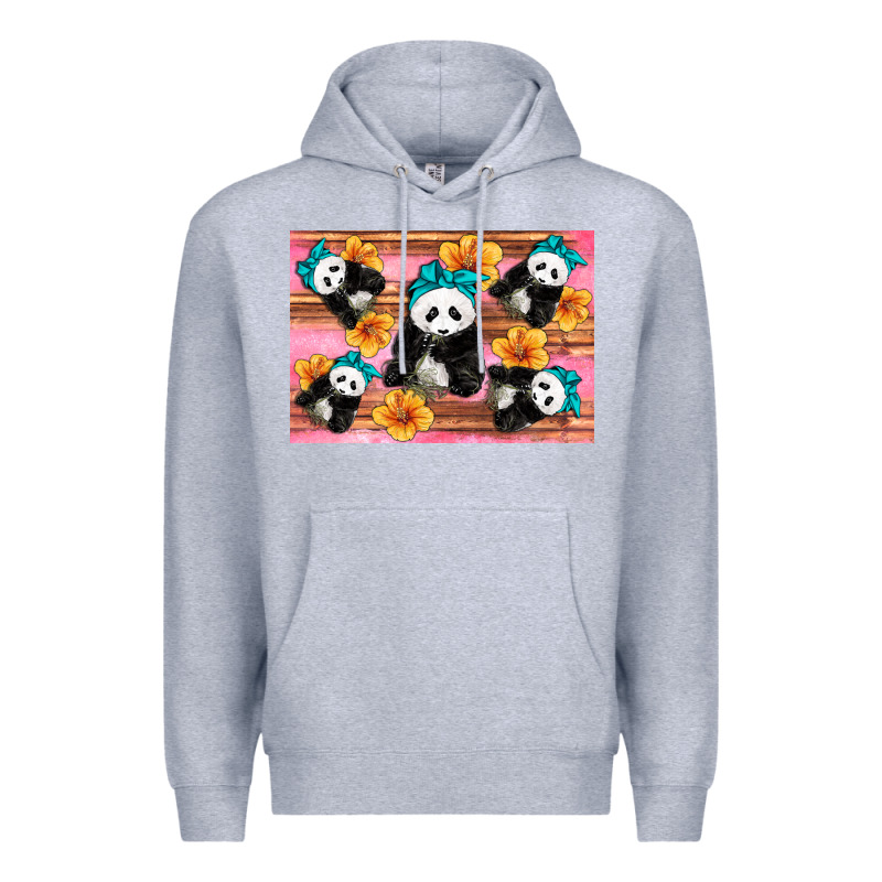 Baby Panda Flowers Premium Hoodie by Artiststas | Teevron