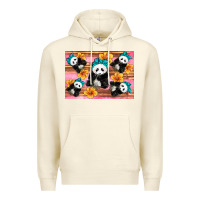 Sandshell Baby panda flowers Premium Hoodie - Artiststas