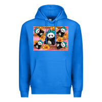True Royal Baby panda flowers Premium Hoodie - Artiststas