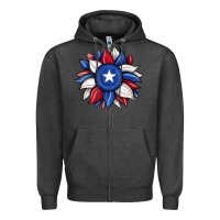 Charcoal Heather sunflower texas flag 2 Zipper Hoodie - JahusDesignShop