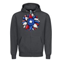 Smoke sunflower texas flag 2 Zipper Hoodie - JahusDesignShop