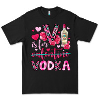 Black v is for vodka Premium Tee - OliviaCreatesArt