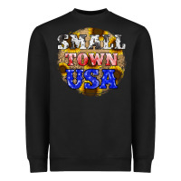 Black small town usa Heavyweight Sweatshirt - JahusDesignShop